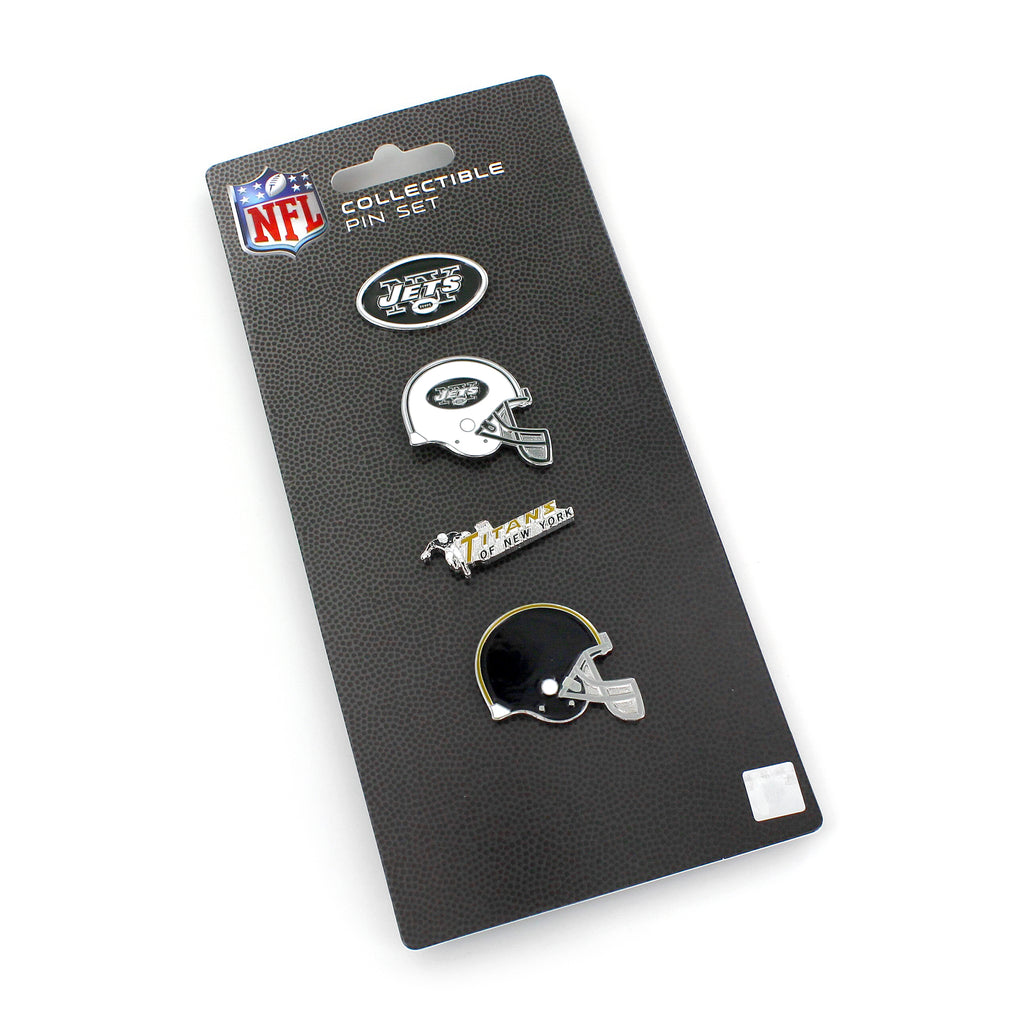 New York Jets 4 Pack Evolution Pin Set