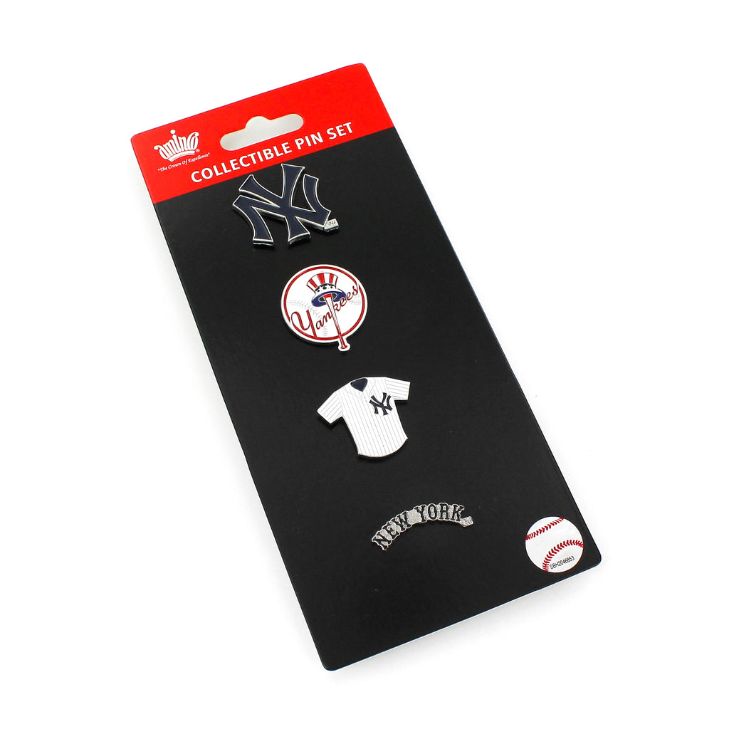 New York Yankees 4 Pack Evolution Pin Set