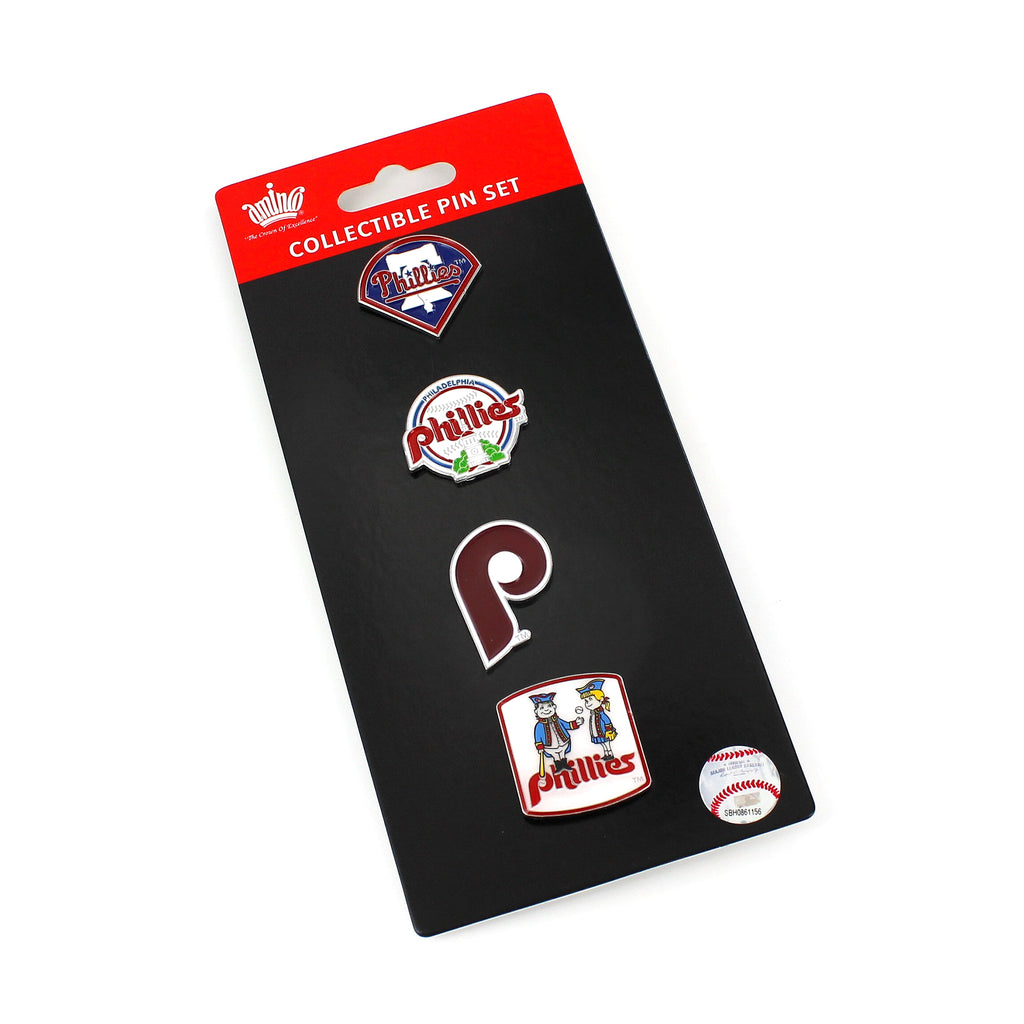 Philadelphia Phillies 4 Pack Evolution Pin Set