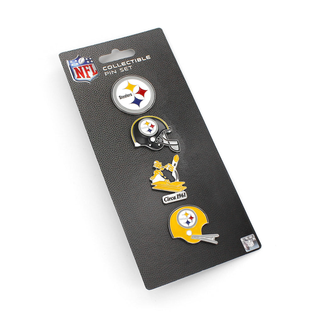 Pittsburgh Steelers 4 Pack Evolution Pin Set