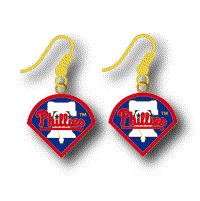 Philadelphia Phillies J-Hook Logo Earing