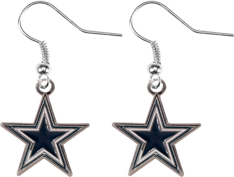 Dallas Cowboys Logo Dangler Earrings