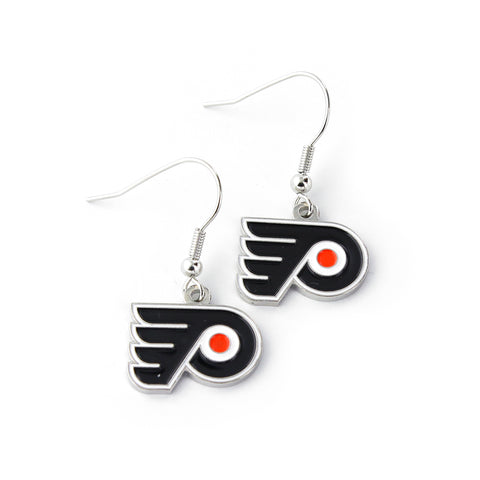 Philadelphia Flyers Logo Dangler Earrings