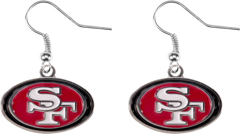 San Francisco 49ers Logo Dangler Earrings