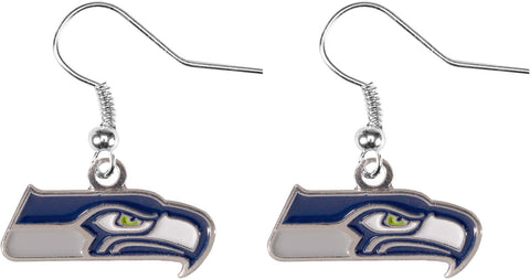 Seattle Seahawks Logo Dangler Earrings