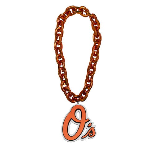 Baltimore Orioles Logo FanFave Fan Chain - Orange