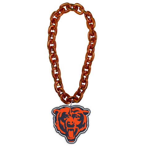 Chicago Bears Logo FanFave Fan Chain - Orange
