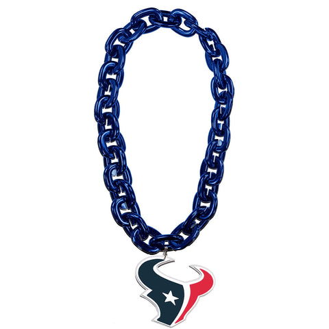 Houston Texans Logo FanFave Fan Chain - Navy