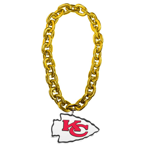 Kansas City Chiefs Logo FanFave Fan Chain - Gold