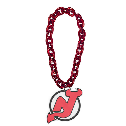 New Jersey Devils Logo FanFave Fan Chain - Red