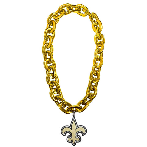 New Orleans Saints Logo FanFave Fan Chain - Gold