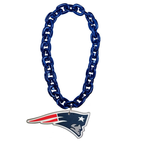 New England Patriots Logo FanFave Fan Chain - Navy
