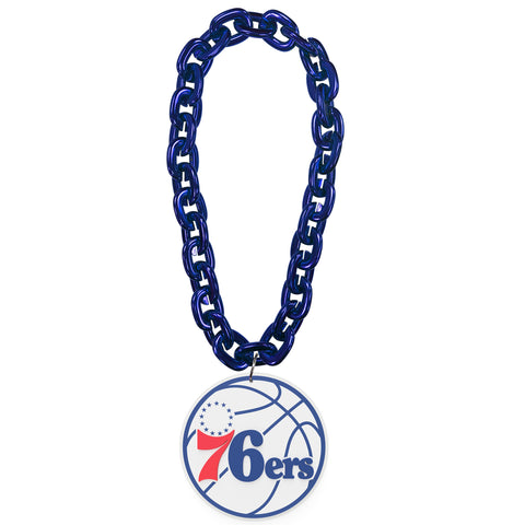 Philadelphia 76ers Logo FanFave Fan Chain - Blue