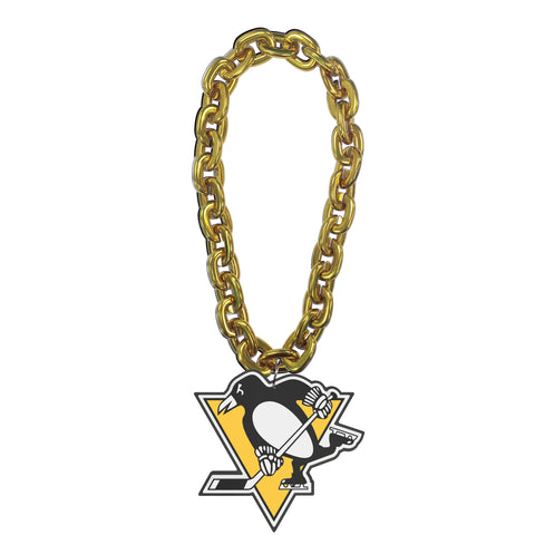Pittsburgh Penguins Logo FanFave Fan Chain - Gold