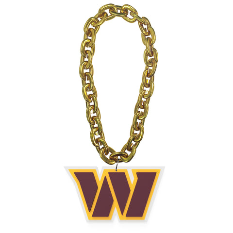 Washington Commanders Logo FanFave Fan Chain - Gold