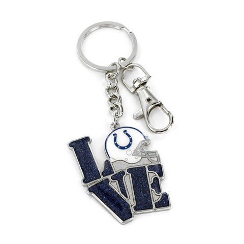 Indianapolis Colts Glitter Love Key Chain