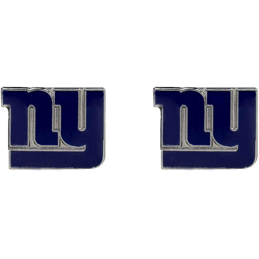 New York Giants Post Logo Earrings