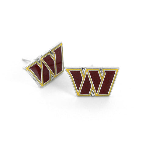 Washington Commanders Post Logo Earrings