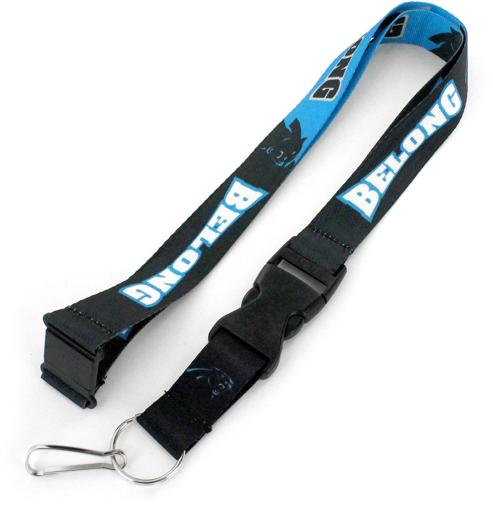 Carolina Panthers Slogan Lanyard