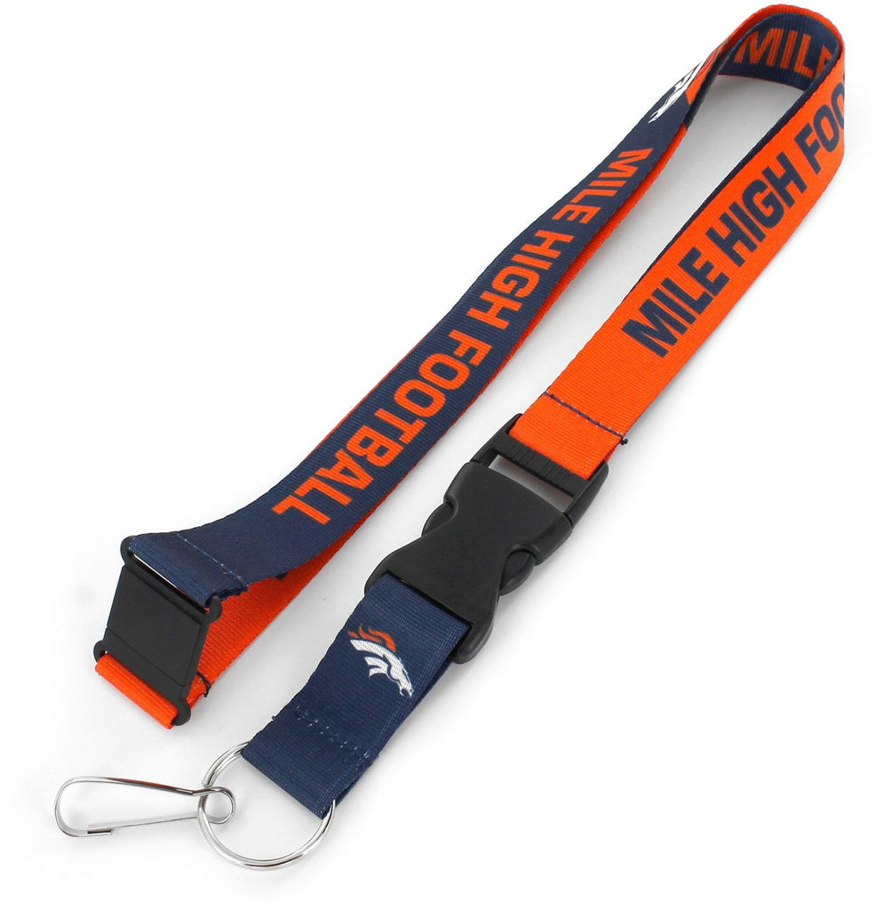 Denver Broncos Slogan Lanyard