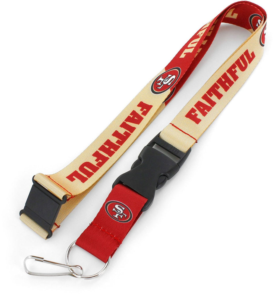 San Francisco 49ers Slogan Lanyard