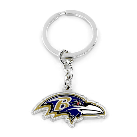 Baltimore Ravens Team Logo Keychain