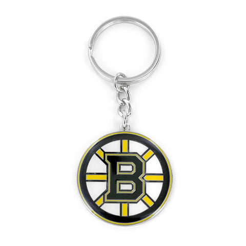 Boston Bruins Team Logo Keychain