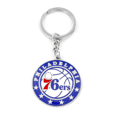 Philadelphia 76ers Team Logo Keychain