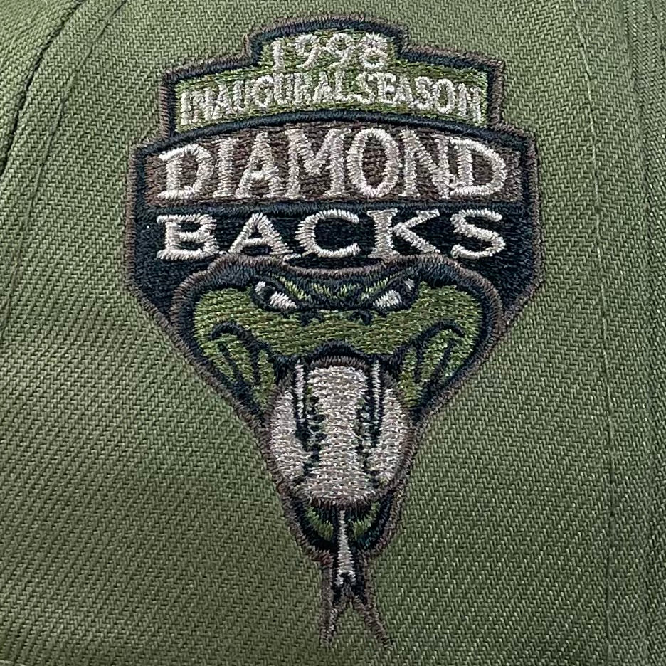 59FIFTY Arizona Diamondbacks Olive/Camo 1998 Inaugural Patch