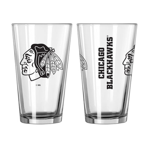 Chicago Blackhawks 16oz. Gameday Pint Glass