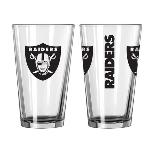 Las Vegas Raiders 16oz. Gameday Pint Glass