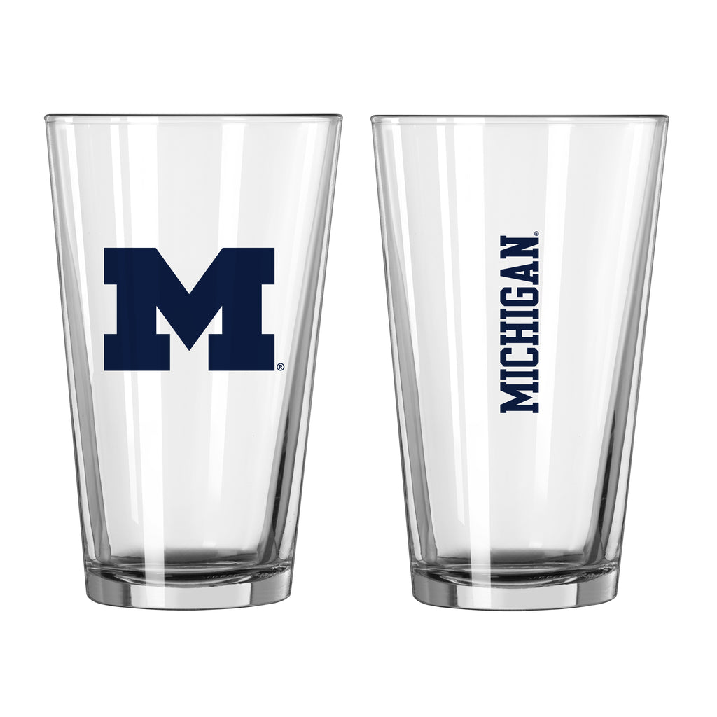 Michigan Wolverines 16oz. Gameday Pint Glass