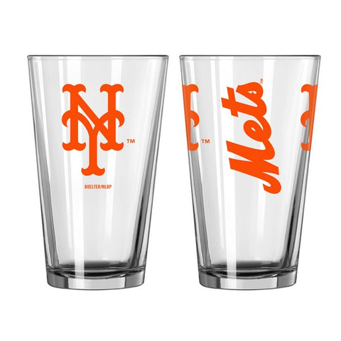 New York Mets 16oz. Gameday Pint Glass