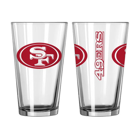 San Francisco 49ers 16oz. Gameday Pint Glass