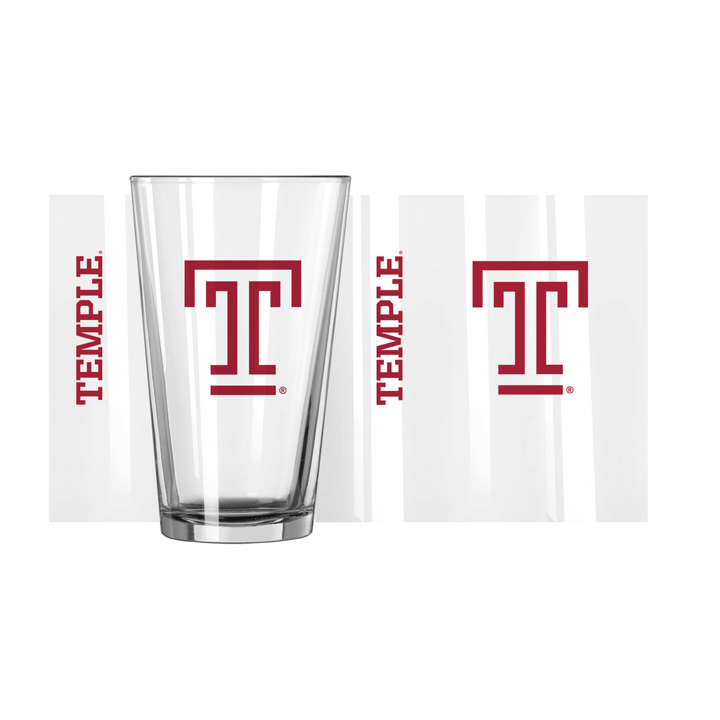 Temple Owls 16oz. Gameday Pint Glass