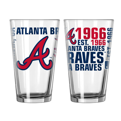 Atlanta Braves 16oz. Spirit Pint Glass