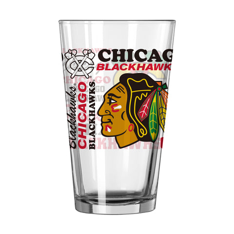 Chicago Blackhawks 16oz. Spirit Pint Glass