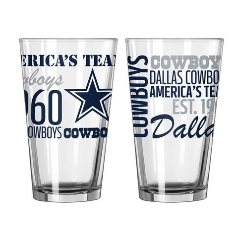 Dallas Cowboys 16oz. Spirit Pint Glass