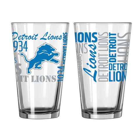 Detroit Lions 16oz. Spirit Pint Glass