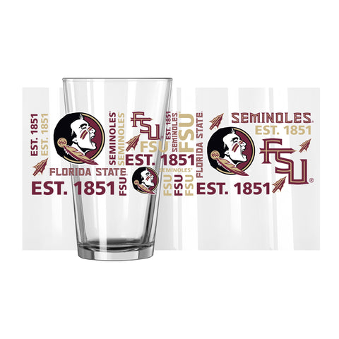 Florida State Seminoles 16oz. Spirit Pint Glass