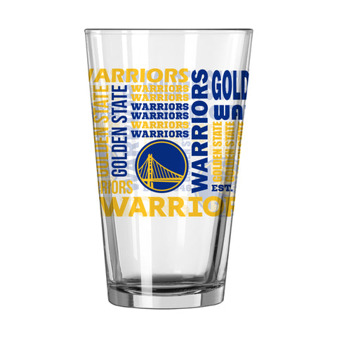 Golden State Warriors 16oz. Spirit Pint Glass