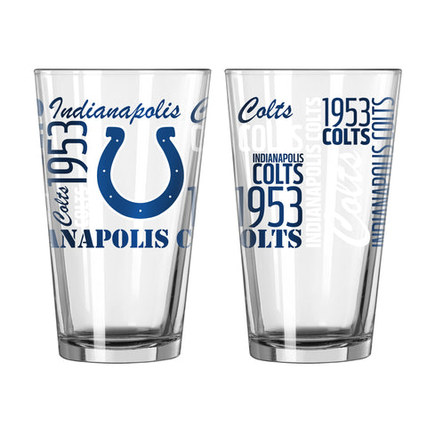 Indianapolis Colts 16oz. Spirit Pint Glass