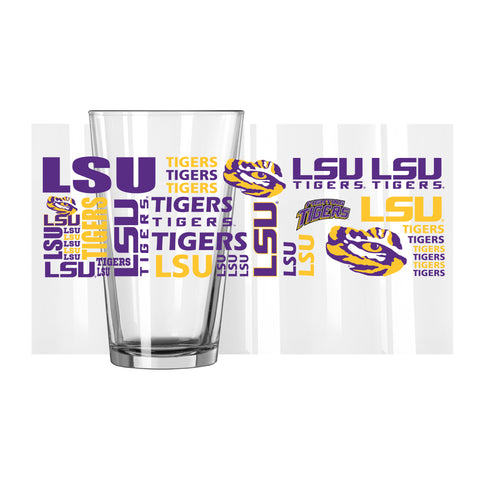 LSU Tigers 16oz. Spirit Pint Glass