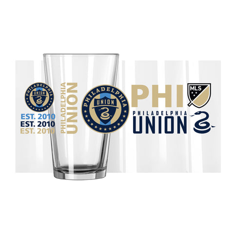 Philadelphia Union 16oz. Spirit Pint Glass