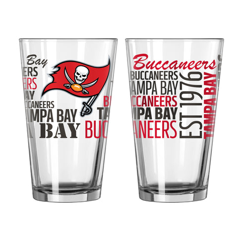 Tampa Bay Buccaneers 16oz. Spirit Pint Glass