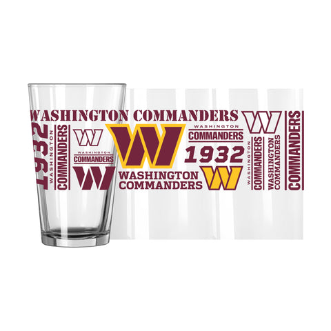 Washington Commanders 16oz. Spirit Pint Glass