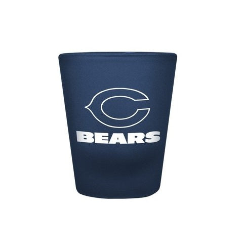 Chicago Bears 2oz. Color Frosted Shot Glass