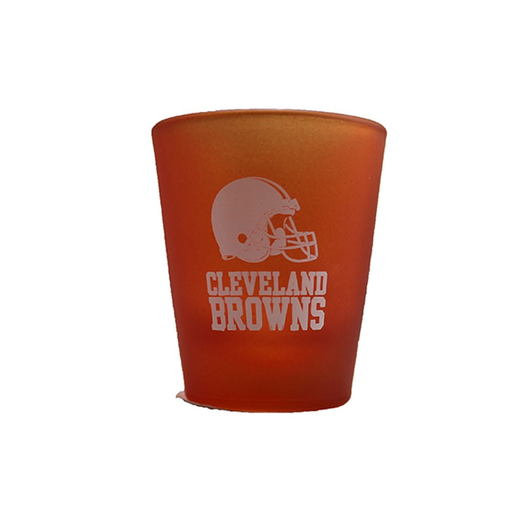 Cleveland Browns 2oz. Color Frosted Shot Glass
