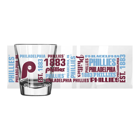 Philadelphia Phillies Retro 2oz. Spirit Shot Glass