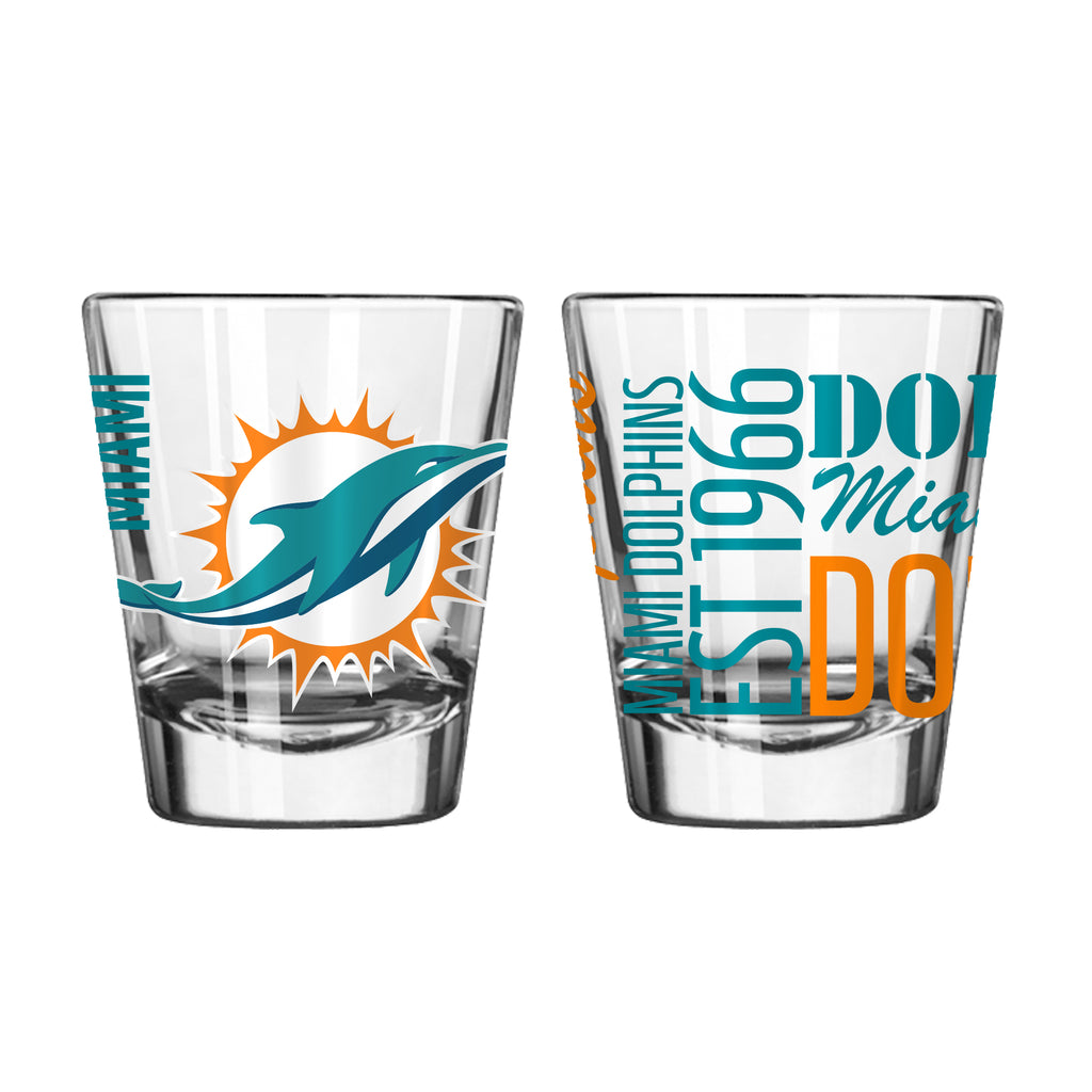 Miami Dolphins 2oz. Spirit Shot Glass